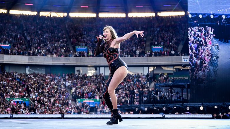 Taylor Swift performs at Scottish Gas Murrayfield Stadium on June 07, 2024 in Edinburgh, Scotland.